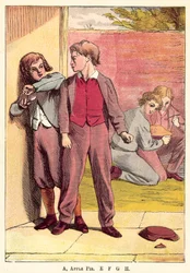 A, Tarte aux pommes, E, F, G, H